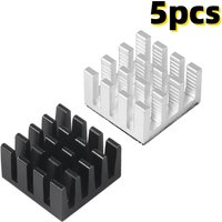 5PCS 14mm Heatsink Aluminum Heat Sink 14×14×7mm Heatsink Cooler for Cooling VRM GPU Stepper Driver MOSFET VRam Regulators