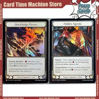 Flesh and Blood Proxy TCG Cards Foil Quickdodge Fllexors Call to the Grave game Collection Anime Booster Pack Cards Toys Gifts