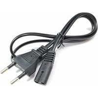 EU US AC Power Cable 2pin 1m IEC C7 Power Extension Cord For CD Player Sony PSP 2 3 Portable Radio Laptop