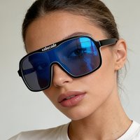 AliExpress cabecade(配饰) Oversized One Piece Shield Sunglasses Wraparound Sunglasses Fashion Sunglasses Cycling Glasses Sport Glasses Riding Sunglasses