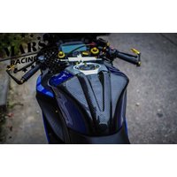 For YAMAHA new YZF-R125 r125 2019 2020 2021 2022 Motorcycle Carbon fiber pattern Tank Pad Sticker Tank Protect Cover Guard Fits