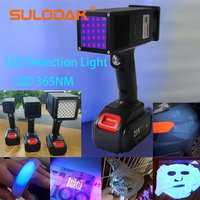 50-150W 365nm Ultraviolet Lamp for Car Inspection Portable Rechargeable Car Paint Repaired UV Detection Light UV Paint Tester