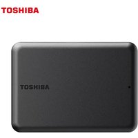 Toshiba A5 Series Small Black Portable Hard Drive, High-Speed USB 3.2 Gen1, 500GB/1TB/2TB Compatible With Mac