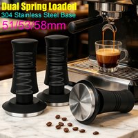 51/53/58mm Dual Spring Loaded Espresso Tamper Calibrated Hand Coffee Tampers Tool for 51/54/58mm Portafilter