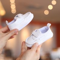 VALEN SINA nouvelles chaussures pour bébé blanc baptême mocassins baptistiques infantile garçons filles sans lacet pois chaussures chaussures de marche