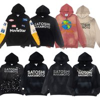 Streetwear Satoshi Nakamoto Kapuzenpullover mit Grafikdruck im Vintage-Hip-Hop-Stil für Herren, Jacken, Pullover 26FW Neuankunft