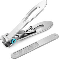 Large Opening Nail Clippers Nail Clippers Gray Nail Thick Hard Toenails for the Elderly Paronychia Clippers High Grade