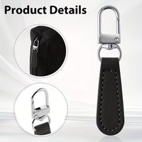 4pcs Leather & Metal Zipper Pulls – Detachable, 69mm Length, 4 Colors, for Luggage Clothing