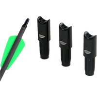 24pcs OD7.6mm ID 6.2mm Crossbow Bolts Nock OD 8.8mm ID 7.6mm Meniscus Shape Nocks Half-moon For Arrow Internal Shaft Archery