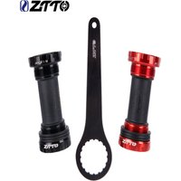 AliExpress ZTTO BSA68 Bearing Bottom Bracket Screw Type with Wrench BB91 68/73 mm Bicycle Axis MTB Road Bike Aluminum Alloy Crank Set