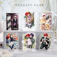 Anime Therapy Game 2026 New Acrylic Stand Keychain Shizuma Minato Cute Couple Cartoon Figure Desktop Decor Merch Gift