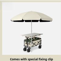 Camping Vehicle Sun Umbrella Portable Folding Sun Shade Outdoor Defense Shelter Timed Roadside Market Vendor Umbrella Patio