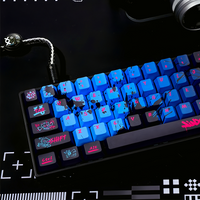 Jinx Personality Key Cap Set PBT 137 Key Gaming Key Cap for 60/84/98/108 Mechanical Keyboard Profile MX Switch