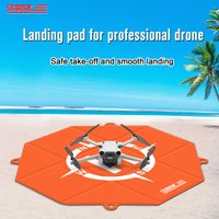 Drone Landing Pad Universal For DJI NEO/Air 3/Mavic 3 Pro/Mini 3 2/Air 2S/FPV Avata 2 PU Leather Fast-Fold Foldable Helipad 20In