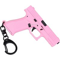 Realistic Mini Pistol Model Keychain Plastic Removable Magazine Keyring Portable Decorations Trendy Gift for Daily Carry Collect