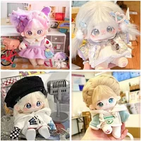 20cm Idol Doll Plush Girl Cotton Star Dolls Kawaii Stuffed Baby Plushies Dolls Toys Fans Collection Children Halloween Gift