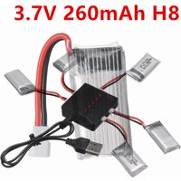 3.7v 260mah Lipo Drone Battery For JJRC H8 Mini H2 H48 U207 RC Quadcopter RC Drone UAV Battery