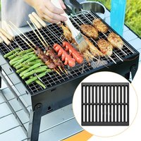 Thick Cast Iron Grate Outdoor BBQ Grill Ash Replacement Nonstick Cooking Grid for Gas Grill Parts Table Grate