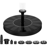 Outdoors Solar Fountain Used for Bird Bath Garden Landscape Decoration Rockery Swimming Pool Floating water Fountains 13/16/18cm
