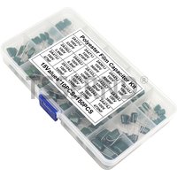 150pcs Polyester Film Capacitor Assortment Kit with Box 15Values 2A331J 2A471J 2A102J 2A103J 2A223J 2A104J 2A154J 2A224J 2A474J