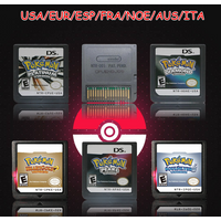 Pokémon-Serie DS-Spielkassette Diamond Platinum Pearl HeartGold SoulSilver Black White Mehrsprachig für NDS/2DS