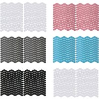 24pcs/Package Bathtub Floor Safety Anti-Slip Strips Transparent Anti-Slip Stickers For Bathroom Floor And Shower