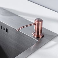 500ml Kitchen Soap Dispensers Stainless Steel Head Liquid Dispenser Soap Bronze Soap Dispensers Bathroom Fixture Accessories