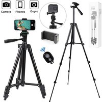 Tripods For Phone Lightweight Camera Tripod Stand with Bluetooth Selfie Remote Phone Holder Video Photography For iPhone Xiaomi