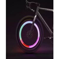 AliExpress DOMEN Bicycle Motion Senso Tire Nozzle Valve Caps Lamp Bike LED Neon Bicycle Night Riding Warning Light Bicycle Accessories