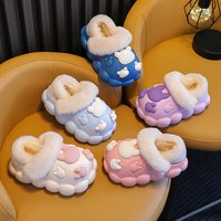 Jungen Mädchen Gemütliches Haus Warme Plüsch Winter Baumwolle Hausschuhe Kinder Niedliche Indoor-Schuhe