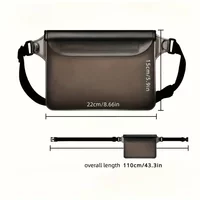 Waterproof Phone Bag, Three-Layer Sealed Touch Screen Waterproof Phone Waist Bag, Suitable For Swimming, Drifting, And Diving