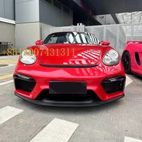 FactorySuitable 2006-2012 Boxster Cayman 987 upgraded GT4 front bumper body kit PP material car grille