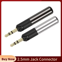 2.5 mm Plug Connectors 3 Pole Male 3/32" Jack Consumer Electronics For ATH-R70X M50X M40X Headphone Audio Speaker Terminal