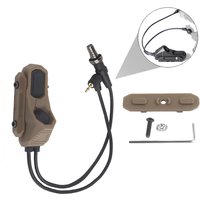 Tactical Flashlight Remote Dual Function Switch Button Airsoft Pressure Switch for PEQ-15 NGAL Laser and Tactical Flashlights