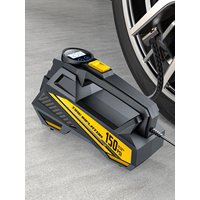 AliExpress CARSUN Corded Portable Car Air Pump Upgraded 12V 150PSI Electric Tire Inflator Pump Motorcycle Bike Ball LED Light Car Air Compressor