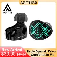 ARTTI R2 In-Ear HiFi Earphones 10mm Beryllium Diaphragm Dynamic Coil Wired IEMs Monitor Headphone with 0.78 2pin 3.5/4.4mm Plug