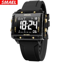 SMAEL Men's Multifunction Digital Military Sports Watch Waterproof LED Luminous Display Fashion Casual Style Wristwatch for Male