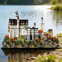 2026 Bestseller Schloss Neuschwanstein Baustein-Modell Geschenkspielzeug für Jungen Weihnachts- und Geburtstagsgeschenk Heimdekoration Ornamente
