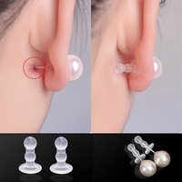 Silicone Ear Pad-anti-piercing Earring, Full Coverage Earplug Safety Earring Back for DIY Production, Jewelry Production