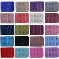 3.8cm 2 Buckle Bra Extender Clip Clasp Buckle Adjustable Back Belt Buckle Ladies Women Underwear Accessories Soft Bra Extension