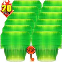 5-30Pcs Plants Slug Protection Rings Green Planter Flower Pot Snail Vegetables Cover Reusable Pest Control Trapper Garden Tool