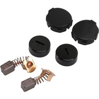 Metal Carbon Brush Holder with Cover and Cap for CB430 BGA450 BGA452 BJS160 BJS161 DGA452 BGD800 638921 2 638448 2 6pcs Set