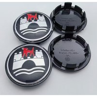 4pcs Wolfsburg Logo Badge Car Wheel Center Caps 65mm Clip 56mm Wheels Hub Cap Rim Hubcaps Dust Cover Replacement Car Accessories