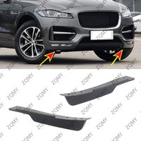 2PCS Front Bumper Lower Air Deflectors Skirts Baffle For Jaguar F-Pace 2016 2017 2018 2019 2020 2021 2022 2023
