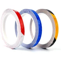AliExpress NONE 1cmx8m Bike Reflective Stickers Cycling Fluorescent Reflective Tape Bicycle Adhesive Tape Safety Decor Sticker Accessories