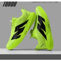 Marathon Carbon Plate Running Shoes Rotary Buckle Supercritical Foam Ultra Light Athletic Shoes Unisex Training Jogging Sneakers