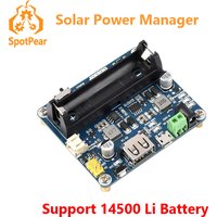 Solar Power Management Module for 6V~24V Solar Panel Support 14500 Li Battery(Not include)