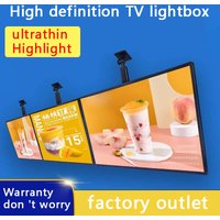 LCD ultra-thin TV light box/high-definition transparent advertising light box