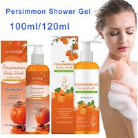 Persimmon Shower Gel Persimmon Extract For Men and Women Gentle on All Skin Types Deodorizing Soap Rose Scent