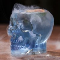 4Pcs Skull Bottle Glass Cup Crystal Skull Decanter Glasses Shot Glass Mug Wine Vodka Bottles Drinks Whiskey Cocktail Drinkware